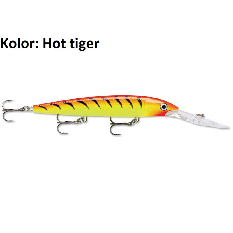 Wobler Rapala Down Deep Husky Jerk 10cm Hot Tiger