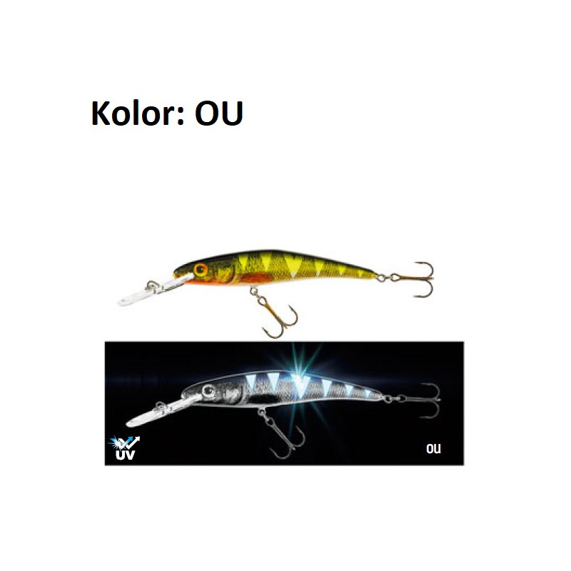 Wobler Jaxon Holo Select Stynka UV 9cm ou Wobler Jaxon Holo Select Stynka UV 9cm ou