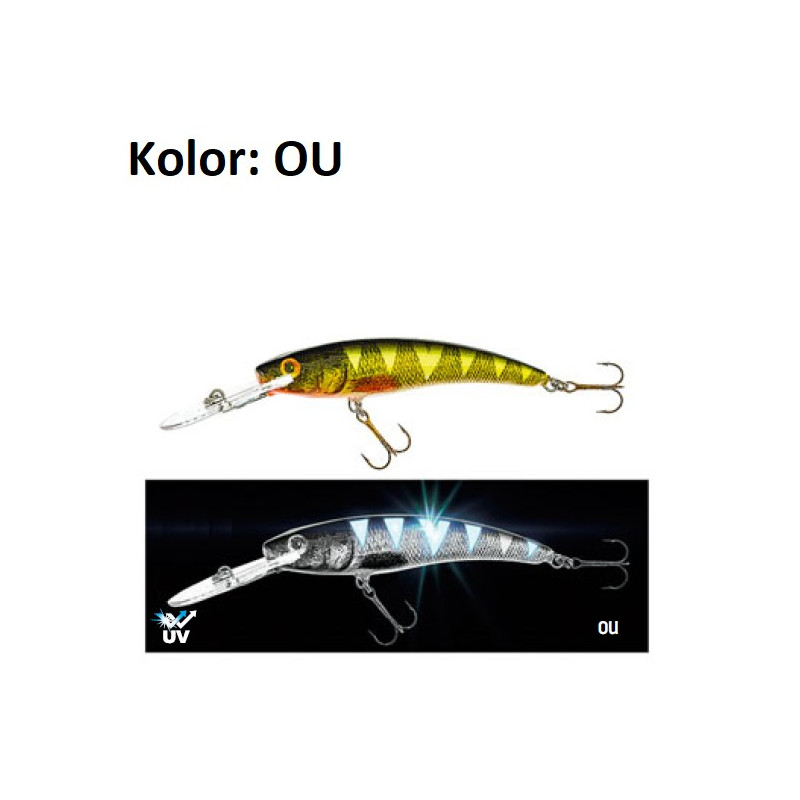 Wobler Jaxon Holo Select Diver UV 11cm ou Wobler Jaxon Holo Select Diver UV 11cm ou