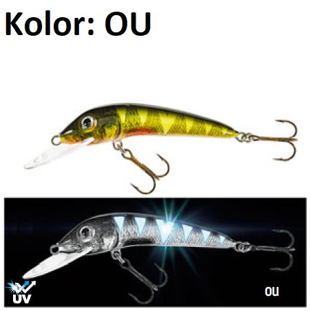 Wobler Jaxon Holo Select Ferox UV 8cm ou Wobler Jaxon Holo Select Ferox UV 8cm ou
