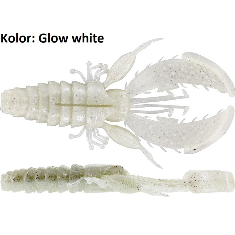 Przynęta Westin CreCraw CreatureBait 8,5cm glow white Przynęta Westin CreCraw CreatureBait 8,5cm glow white