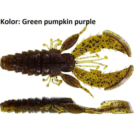 Przynęta Westin CreCraw CreatureBait 8,5cm green pumpkin purple Przynęta Westin CreCraw CreatureBait 8,5cm green pumpkin purple