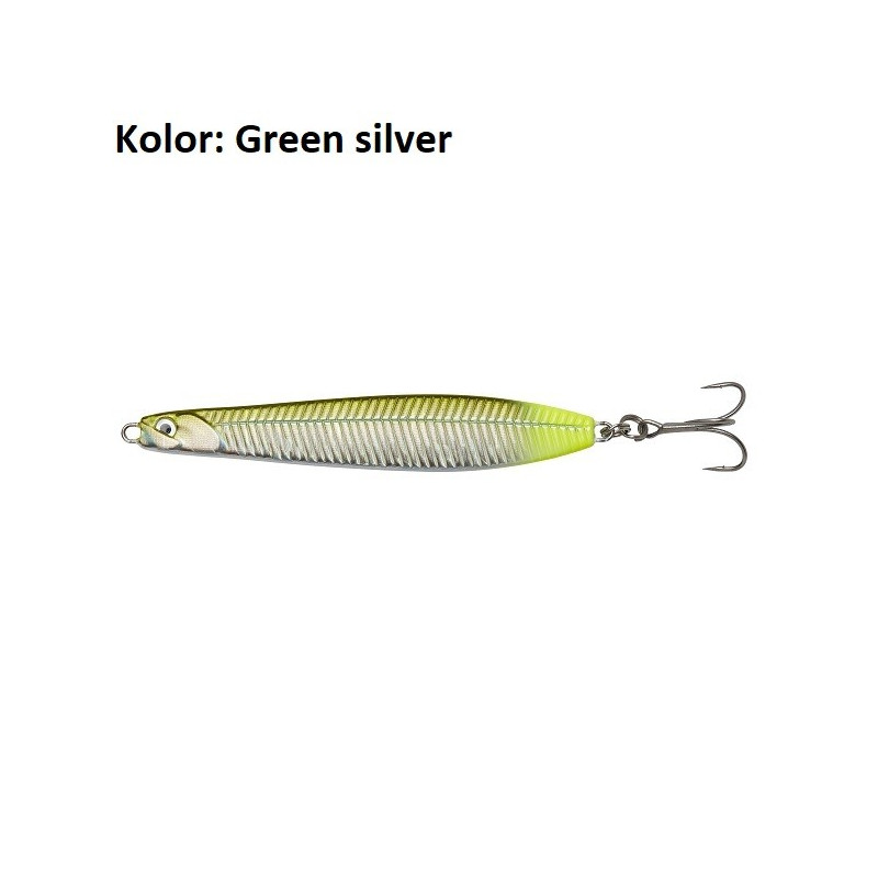 Przynęta Savage Gear morska Surf Seeker 10cm 30g Green Silver Przynęta Savage Gear morska Surf Seeker 10cm 30g Green Silver