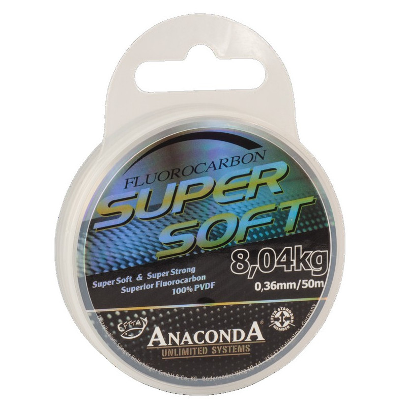 Super Soft Fluorocarbon 50m / 0,50mm Anaconda Super Soft Fluorocarbon 50m / 0,50mm Anaconda