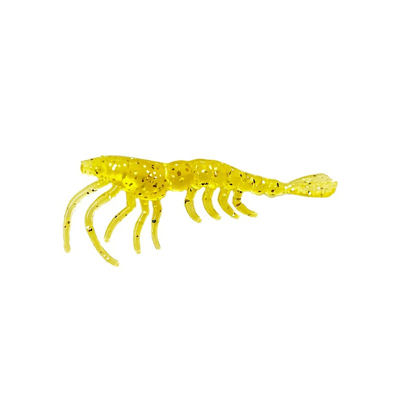 Garnela OPK 10szt 5cm zielono - złoty Fishbay Garnela OPK 10szt 5cm zielono - złoty Fishbay