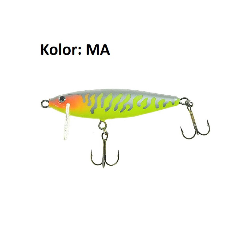 Wobler Jaxon Holo Select Bolek tonący 7cm ma Wobler Jaxon Holo Select Bolek tonący 7cm ma