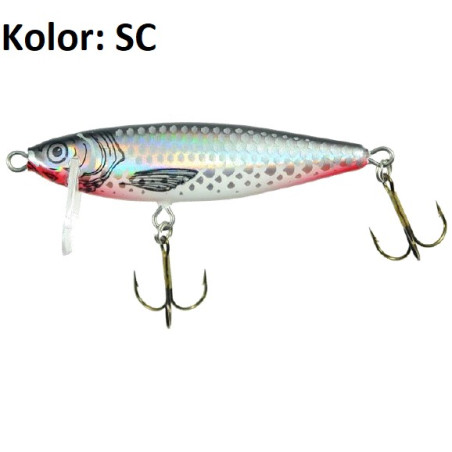 Wobler Jaxon Holo Select Bolek tonący 8cm SC Wobler Jaxon Holo Select Bolek tonący 8cm SC