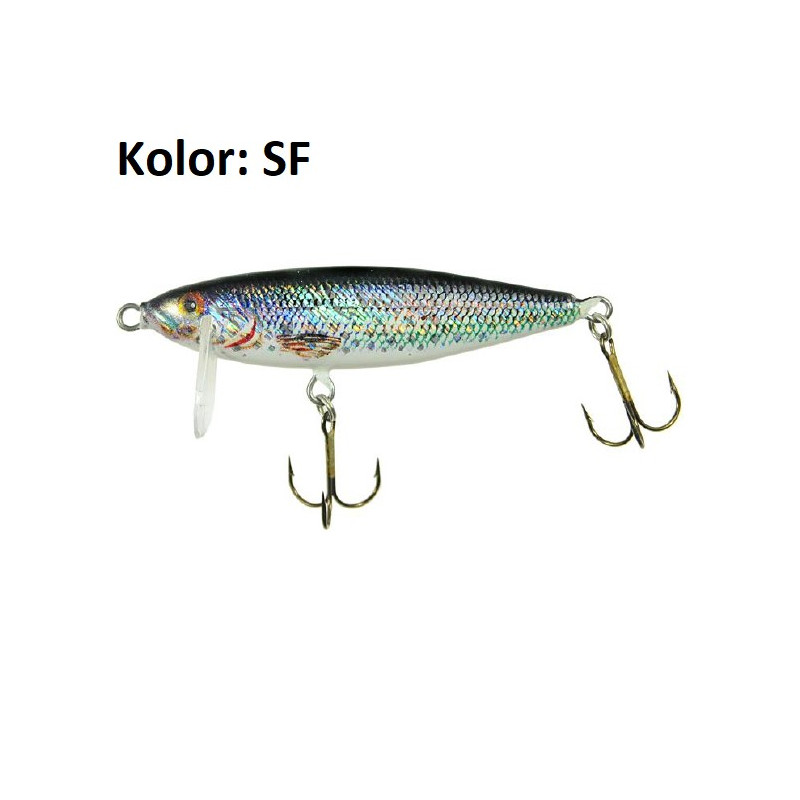 Wobler Jaxon Holo Select Bolek tonący 7cm SF Wobler Jaxon Holo Select Bolek tonący 7cm SF