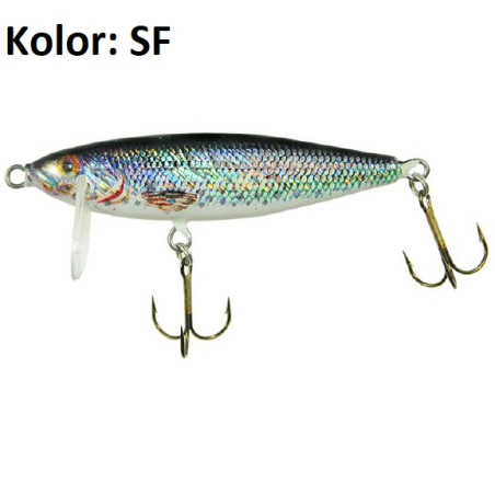 Wobler Jaxon Holo Select Bolek tonący 7cm SF