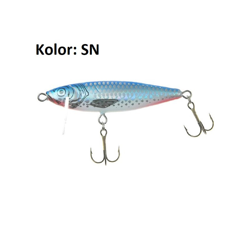Wobler Jaxon Holo Select Bolek tonący 8cm SN
