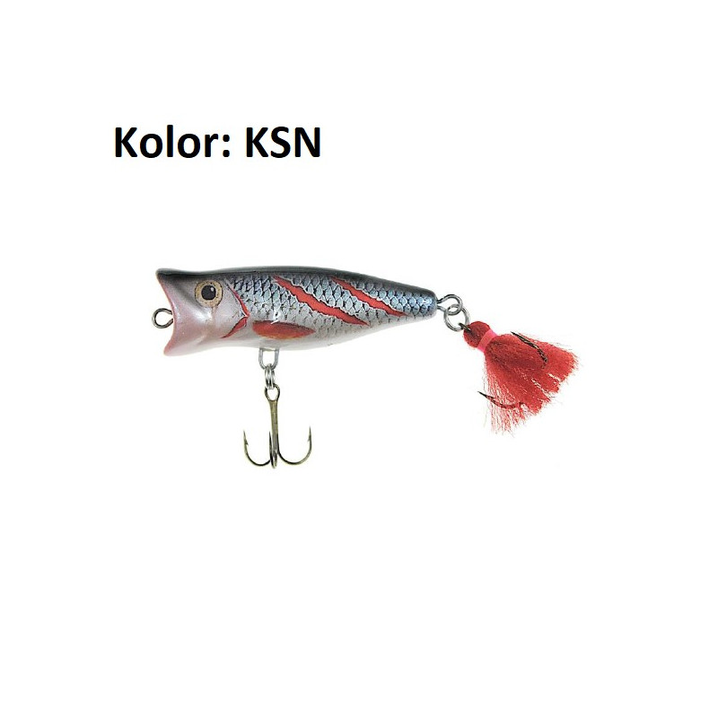 Wobler Jaxon Holo Select Popper New pływający 5cm KSN Wobler Jaxon Holo Select Popper New pływający 5cm KSN