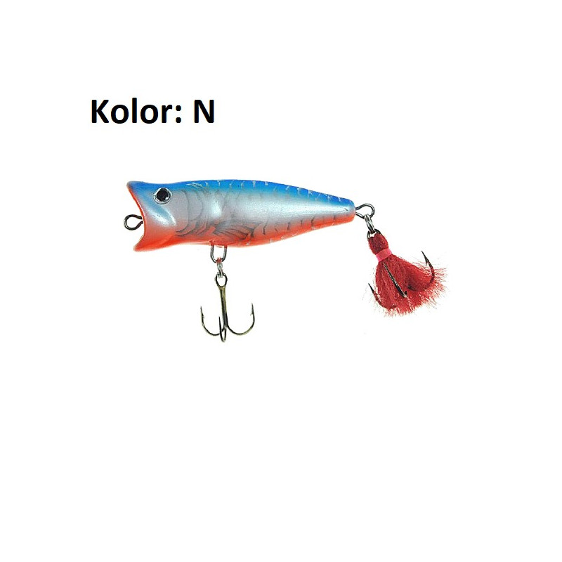Wobler Jaxon Holo Select Popper New pływający 7cm Wobler Jaxon Holo Select Popper New pływający 7cm