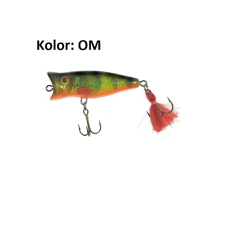 Wobler Jaxon Holo Select Popper New pływający 5cm OM Wobler Jaxon Holo Select Popper New pływający 5cm OM
