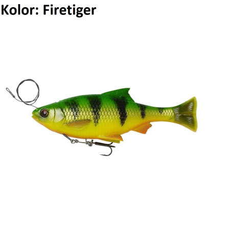 Przyneta 4D Line Thru Pulse Tail Roach 18cm Firetiger Savage Gear Przyneta 4D Line Thru Pulse Tail Roach 18cm Firetiger Savage Gear