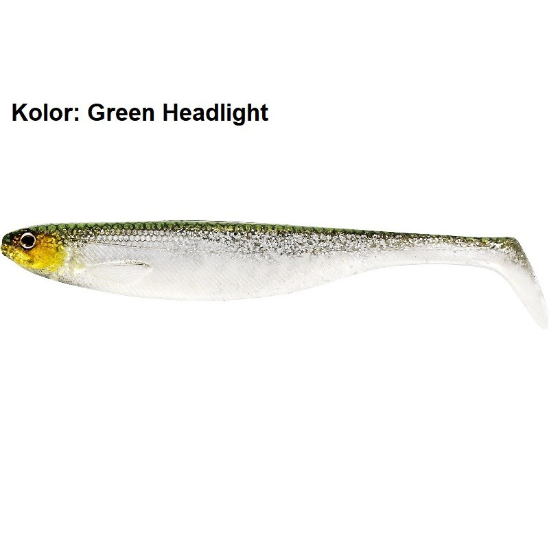 Przynęta Westin ShadTeez Slim 10cm green headlight Przynęta Westin ShadTeez Slim 10cm green headlight