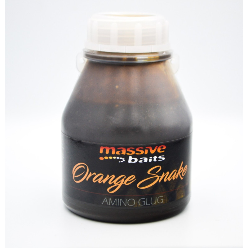 Koncentrat Massive Baits SPECIAL AMINO GLUGS 250ml - Orange Snake Koncentrat Massive Baits SPECIAL AMINO GLUGS 250ml - Orange Snake