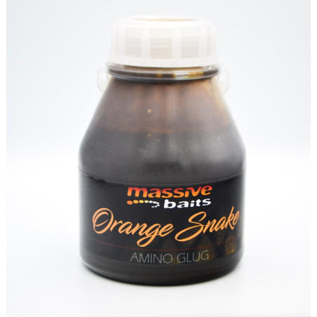 Koncentrat Massive Baits SPECIAL AMINO GLUGS 250ml - Orange Snake Koncentrat Massive Baits SPECIAL AMINO GLUGS 250ml - Orange Snake
