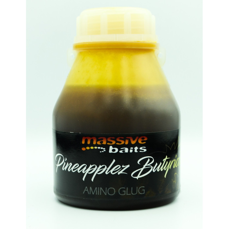 Koncentrat Massive Baits AMINO GLUGS 250ml - Pineapplez Butyricco Koncentrat Massive Baits AMINO GLUGS 250ml - Pineapplez Butyricco