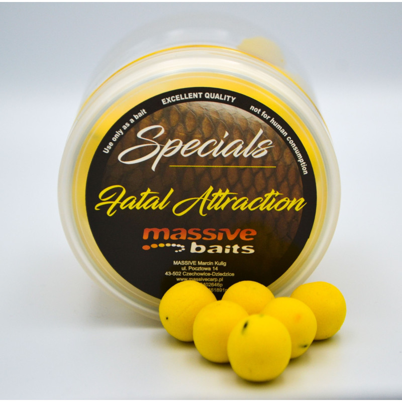 Kulki Massive Baits SPECIAL POP-UPS 200ml - 14mm Fatal Attraction Kulki Massive Baits SPECIAL POP-UPS 200ml - 14mm Fatal Attraction