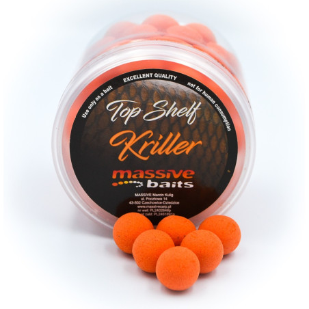Kulki Massive Baits POP UPS TOP SHELF 200ml - 14mm Kriller Kulki Massive Baits POP UPS TOP SHELF 200ml - 14mm Kriller