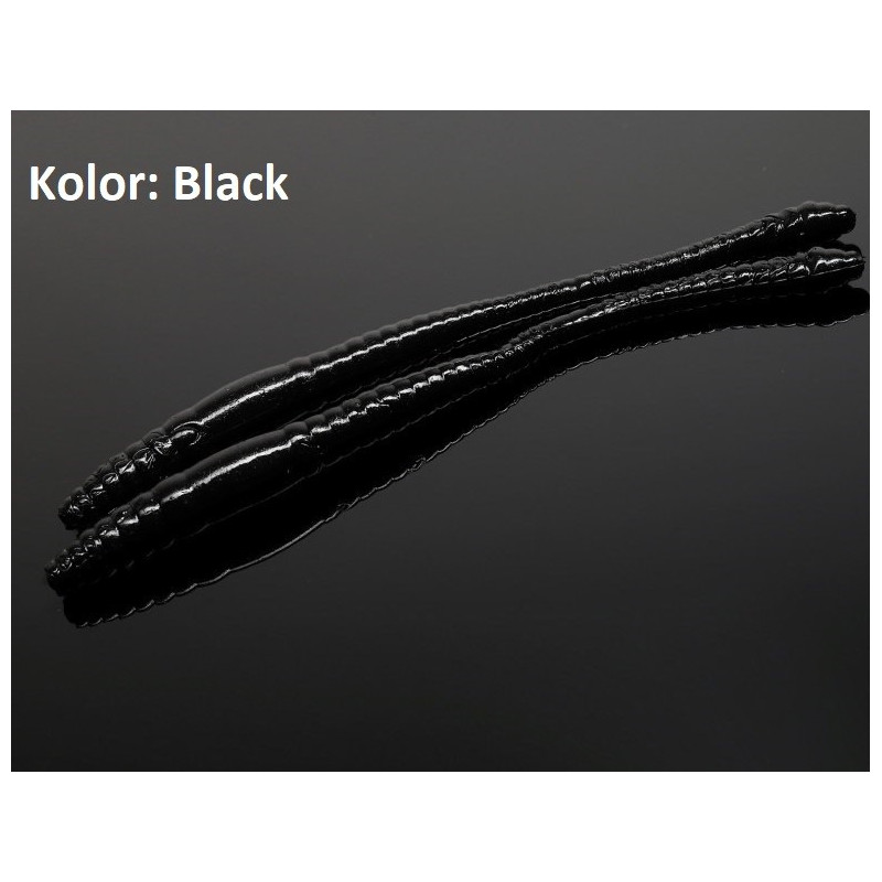 Przynęta Libra Lures Dying WORM 7cm BLACK Przynęta Libra Lures Dying WORM 7cm BLACK