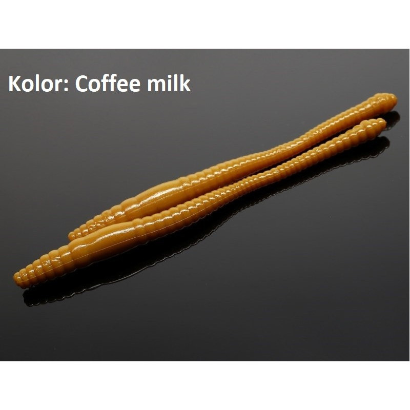 Przynęta Libra Lures Dying WORM 7cm coffee milk Przynęta Libra Lures Dying WORM 7cm coffee milk