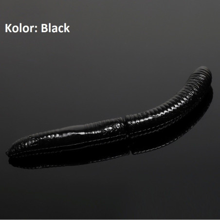 Przynęta Libra Lures Fatty D'Worm 6,5cm BLACK Przynęta Libra Lures Fatty D'Worm 6,5cm BLACK