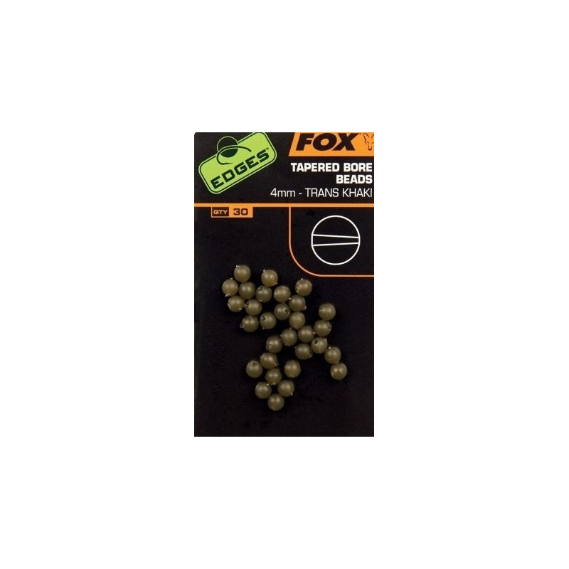 Tapered Bore Beads roz. 4 mm FOX Tapered Bore Beads roz. 4 mm FOX