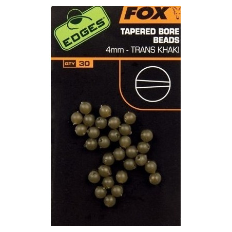 Tapered Bore Beads roz. 4 mm FOX Tapered Bore Beads roz. 4 mm FOX