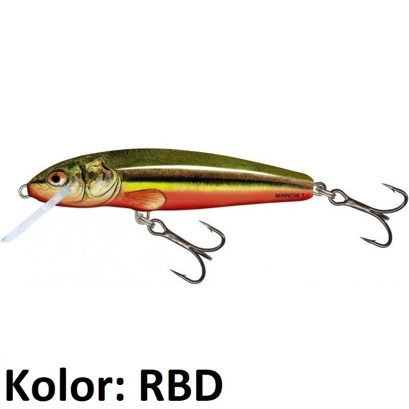 Wobler Salmo Minnow M7F, różne kolory 7cm RBD Wobler Salmo Minnow M7F, różne kolory 7cm RBD
