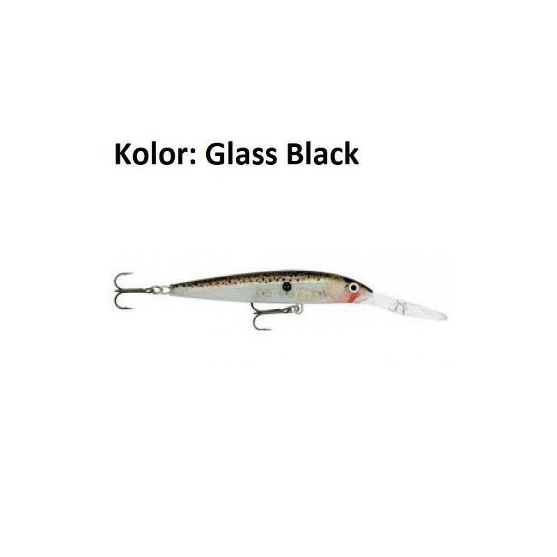 Wobler Rapala Down Deep Husky Jerk 10cm Glass Black Wobler Rapala Down Deep Husky Jerk 10cm Glass Black