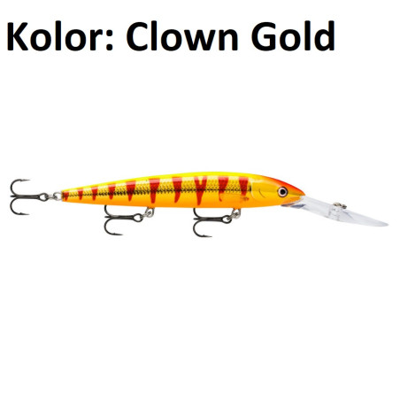 Wobler Rapala Down Deep Husky Jerk 12cm clown gold Wobler Rapala Down Deep Husky Jerk 12cm clown gold