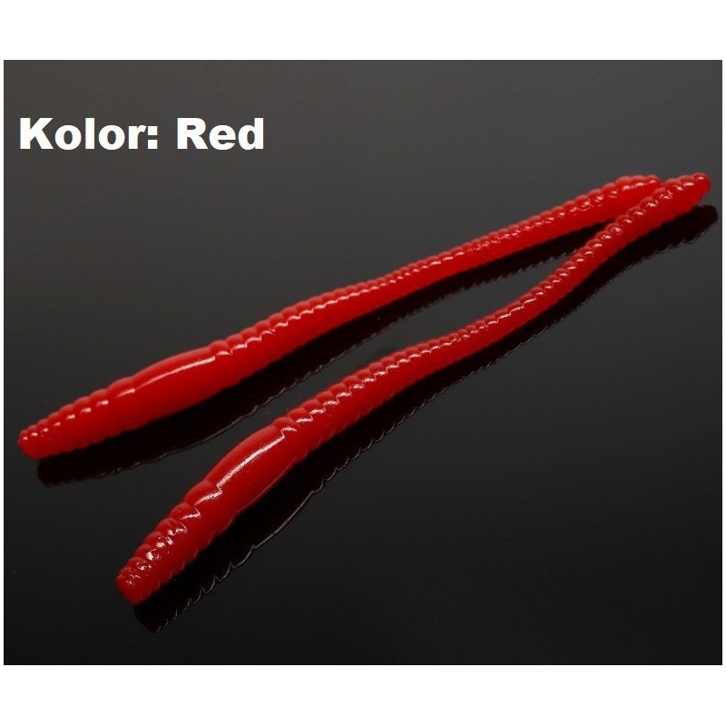 Przynęta Libra Lures Dying WORM 7cm RED Przynęta Libra Lures Dying WORM 7cm RED
