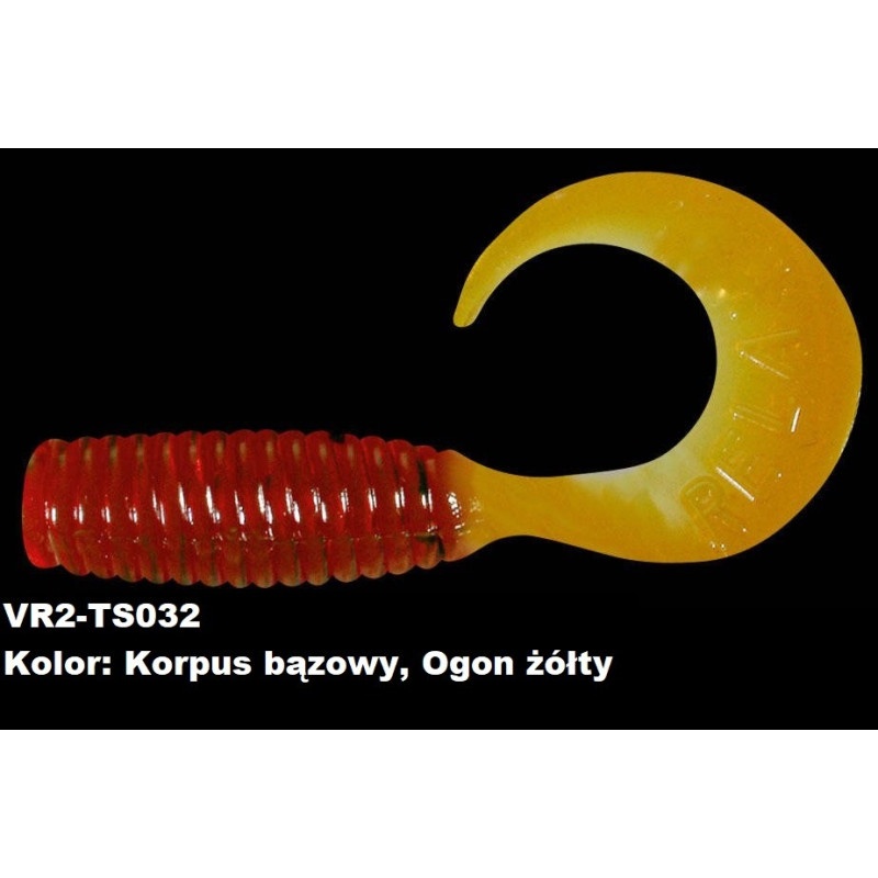 Przynęta Relax Twister 2" 4.5cm Brązowy, / Żółty Przynęta Relax Twister 2" 4.5cm Brązowy, / Żółty