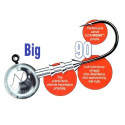 Główka jigowa Mustad BIG GAME hak 7/0 / 75g / 3szt. Główka jigowa Mustad BIG GAME hak 7/0 / 75g / 3szt.