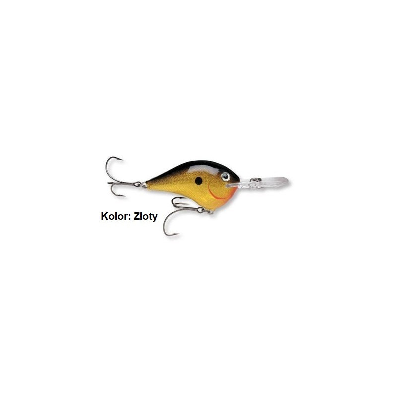 Wobler Rapala DT-20 Dives to 7cm złoty Wobler Rapala DT-20 Dives to 7cm złoty