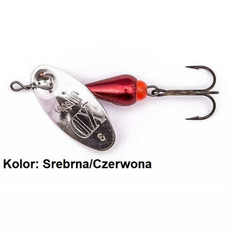 Błystka obrotowa Mepps XD 5g roz.2 srebrny/czerwony Błystka obrotowa Mepps XD 5g roz.2 srebrny/czerwony