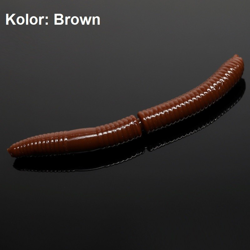 Przynęta Libra Lures Fatty D'Worm 6,5cm brown Przynęta Libra Lures Fatty D'Worm 6,5cm brown