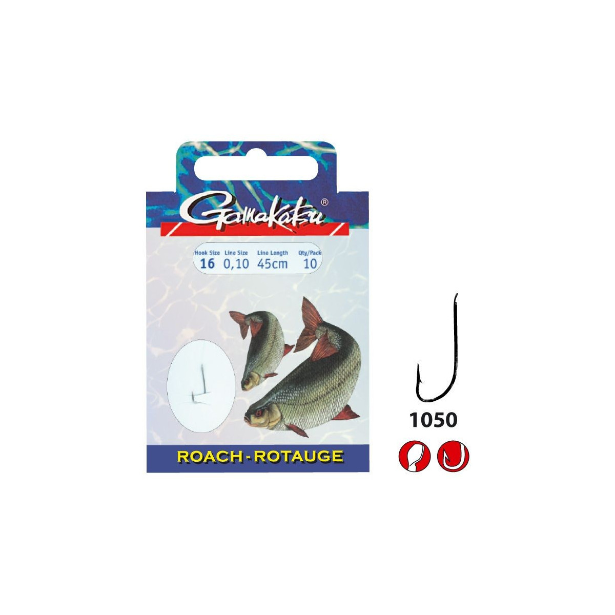 hak-z-przyponem-roach-ls-1050n-gamakatsu hak-z-przyponem-roach-ls-1050n-gamakatsu
