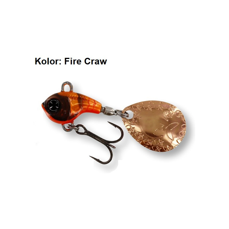 Przynęta Westin DropBite TUNGSTEN SPIN TAIL JIG 1.6cm Fire Craw Przynęta Westin DropBite TUNGSTEN SPIN TAIL JIG 1.6cm Fire Craw