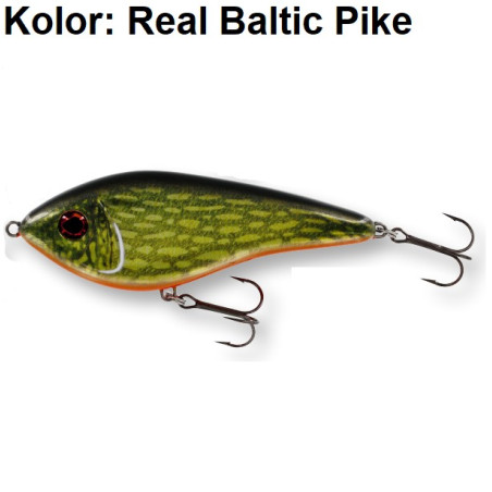 Wobler Westin Swim Glidebait tonący 12cm Real Baltic Pike Wobler Westin Swim Glidebait tonący 12cm Real Baltic Pike