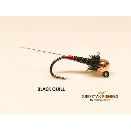 Sztuczna mucha Greszta Fishing BLACK QUILL Sztuczna mucha Greszta Fishing BLACK QUILL