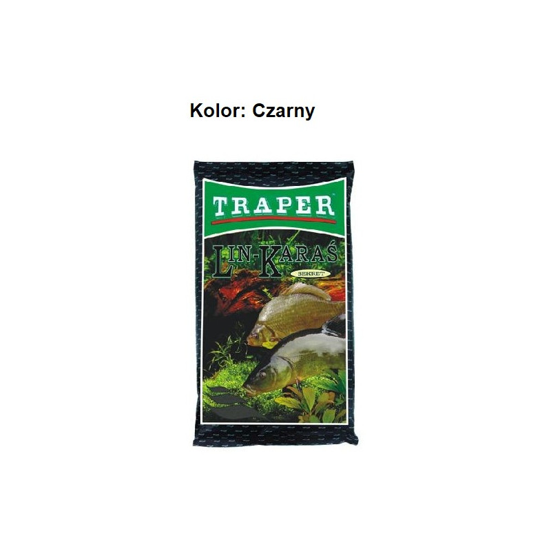 Zanęty Traper Sekret 1kg - karp sekret, czarny Zanęty Traper Sekret 1kg - karp sekret, czarny