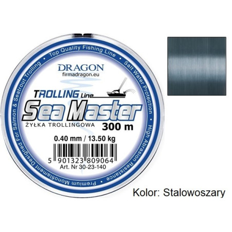 ŻYŁKA Dragon SEA MASTER TROLLING 300m - 0,45mm stalowoszary ŻYŁKA Dragon SEA MASTER TROLLING 300m - 0,45mm stalowoszary