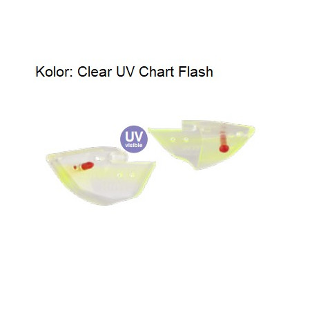 Główka do martwej rybki Clear UV Chart Flash Rhys Davis Główka do martwej rybki Clear UV Chart Flash Rhys Davis