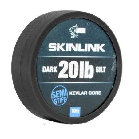 Materiał przyponowy NASH SkinLink Semi-Stiff 10m - 35lb Silt Materiał przyponowy NASH SkinLink Semi-Stiff 10m - 35lb Silt