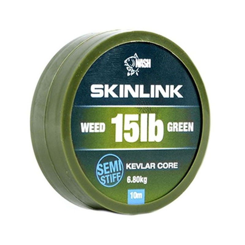 Materiał przyponowy NASH SkinLink Semi-Stiff 10m - 20lb Gravel