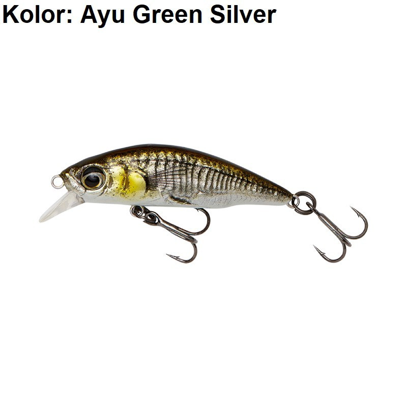 Przynęta Savage Gear 3D Sticklebait Twitch 5,5 cm Ayu Green Silver Przynęta Savage Gear 3D Sticklebait Twitch 5,5 cm Ayu Green Silver