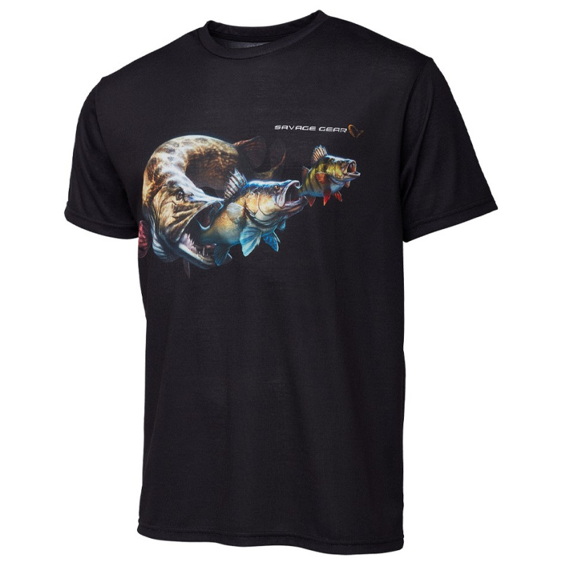 T-shirt Savage Gear Cannibal roz. L T-shirt Savage Gear Cannibal roz. L
