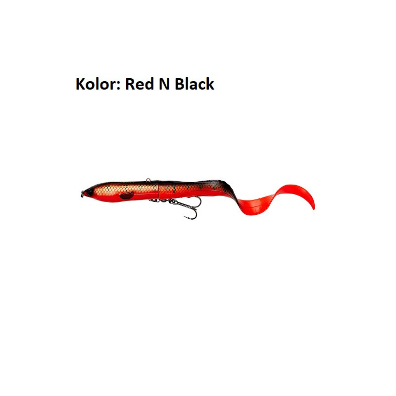 Przynęta Savage Gear 3D Hard EEL 17cm Red N Black Przynęta Savage Gear 3D Hard EEL 17cm Red N Black